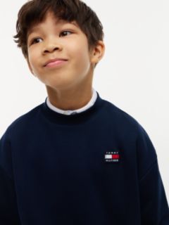 Kids' Classic Flag Logo Sweatshirt — Dark Night Navy 5