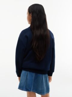 Kids' Classic Flag Logo Sweatshirt — Dark Night Navy 8