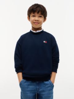Kids' Classic Flag Logo Sweatshirt — Dark Night Navy 1