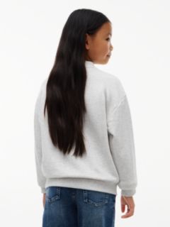 Kids' Classic Flag Logo Sweatshirt — Heather Grey 8