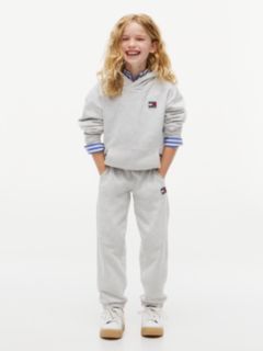 Kids' Classic Badge Logo Sweatpant — Heather Grey 4