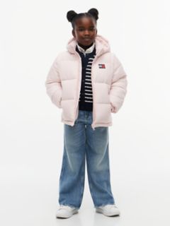 Kids' Classic Badge Logo Hooded Puffer — Whimsy Pink 4