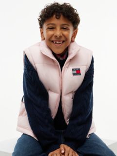 Kids' Classic Badge Logo Hooded Puffer — Whimsy Pink 7