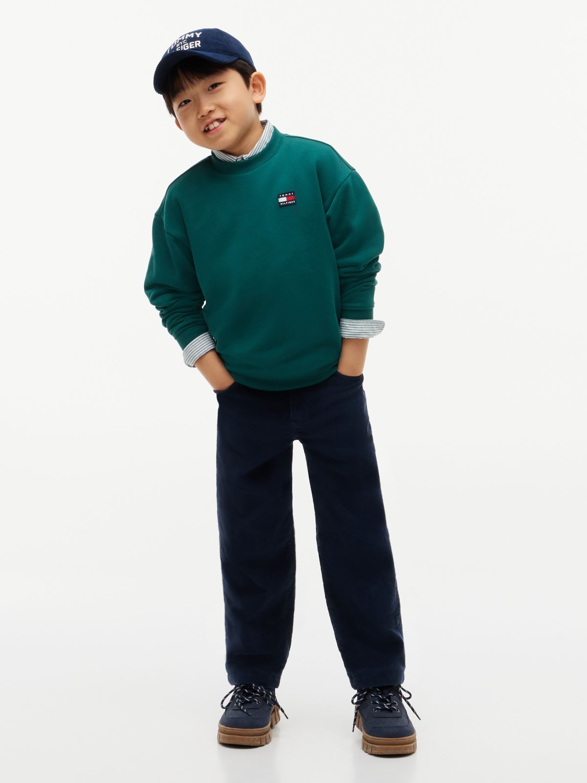 Kids' Classic Flag Logo Sweatshirt — Rural Green