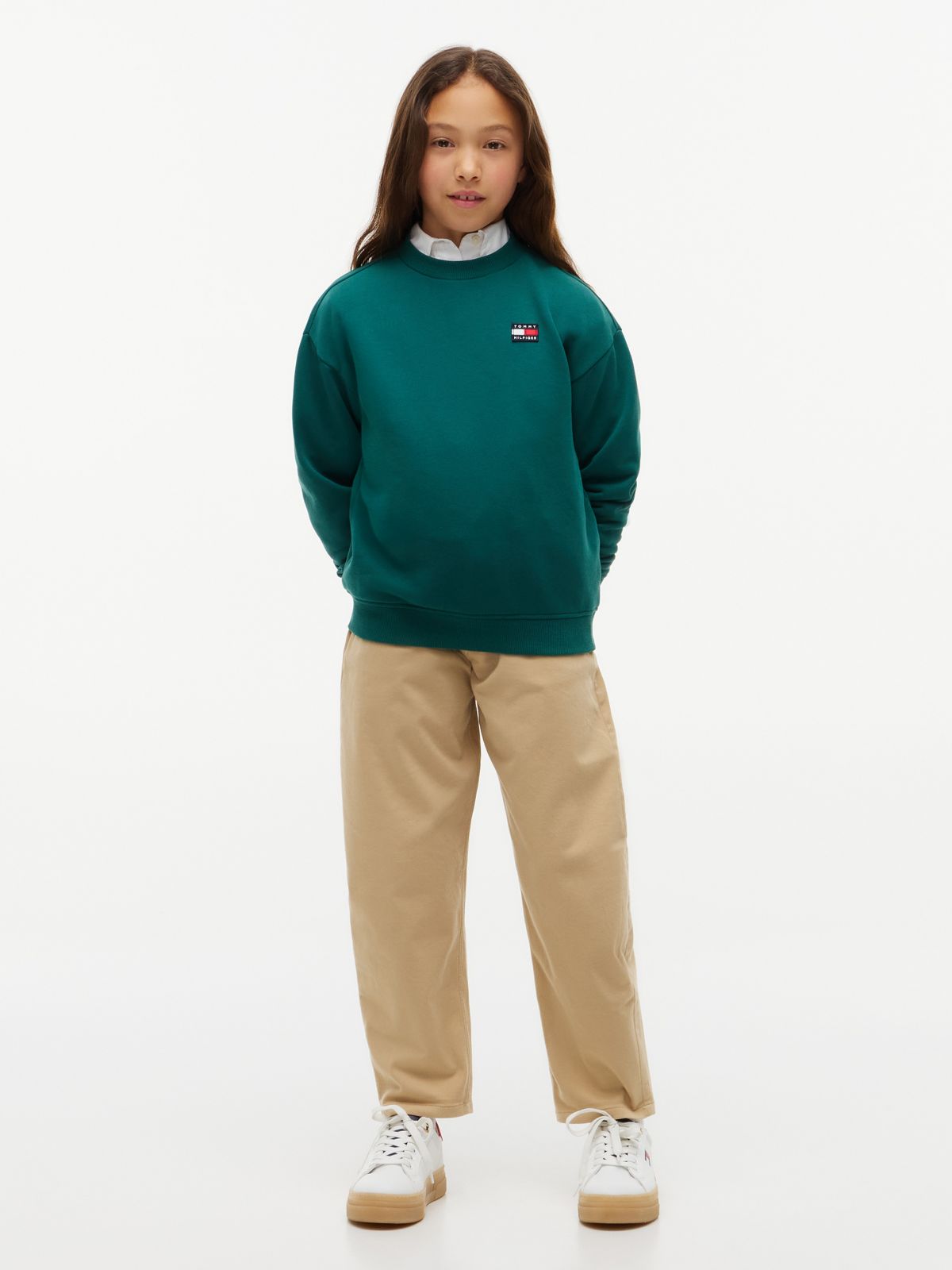 Kids' Classic Flag Logo Sweatshirt — Rural Green