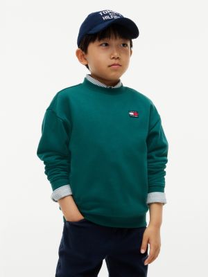 Kids' Classic Flag Logo Sweatshirt, Rural Green