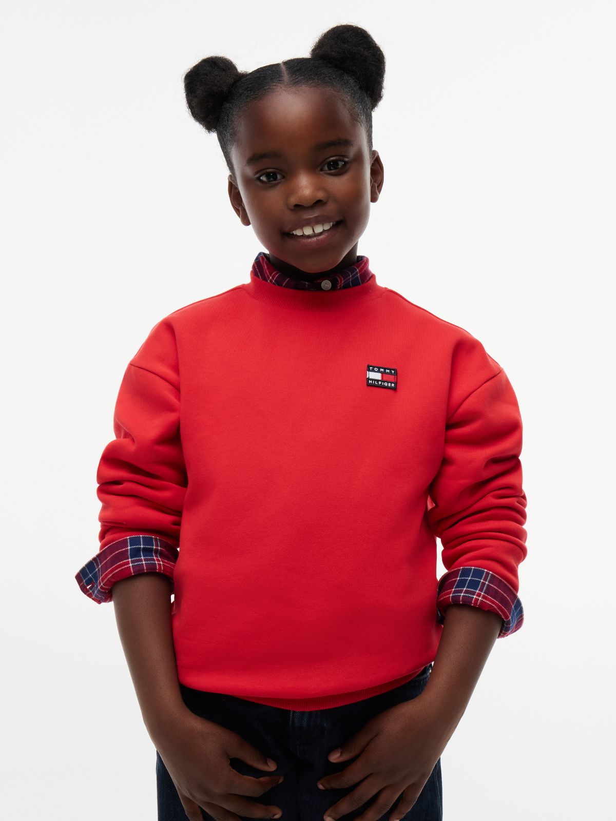 Kids' Classic Flag Logo Sweatshirt — Red Glare
