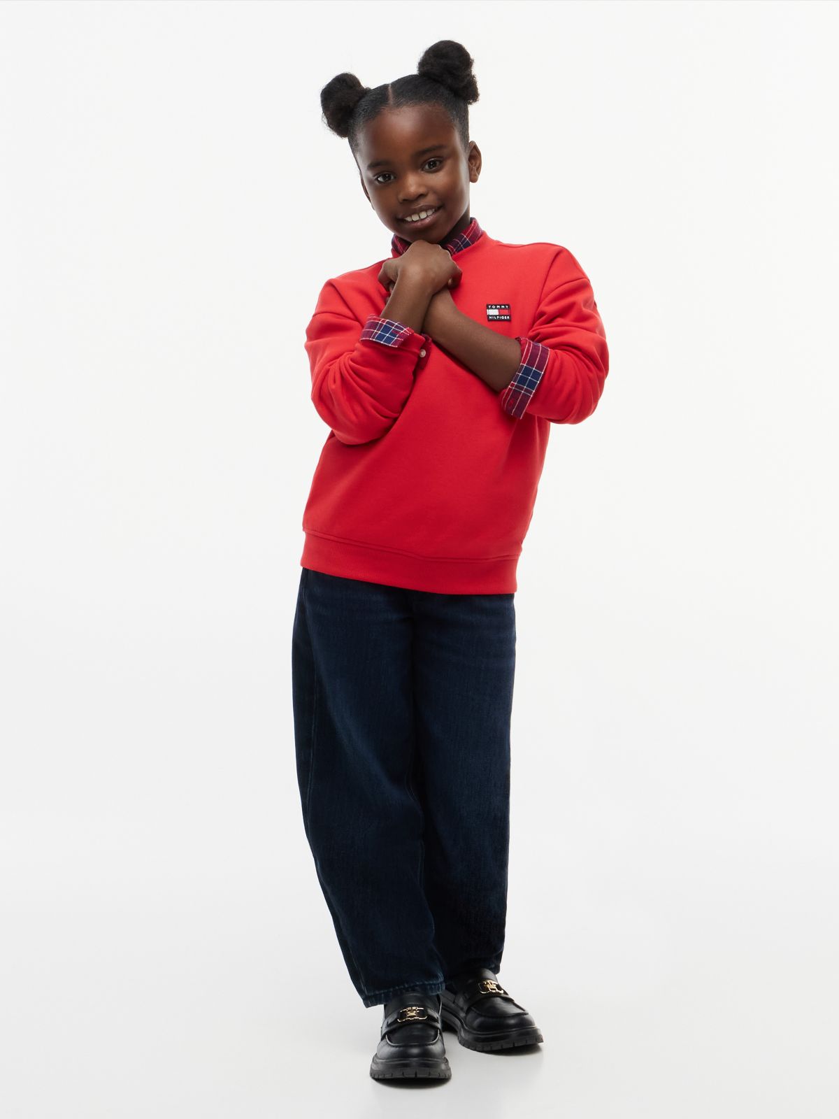 Kids' Classic Flag Logo Sweatshirt — Red Glare
