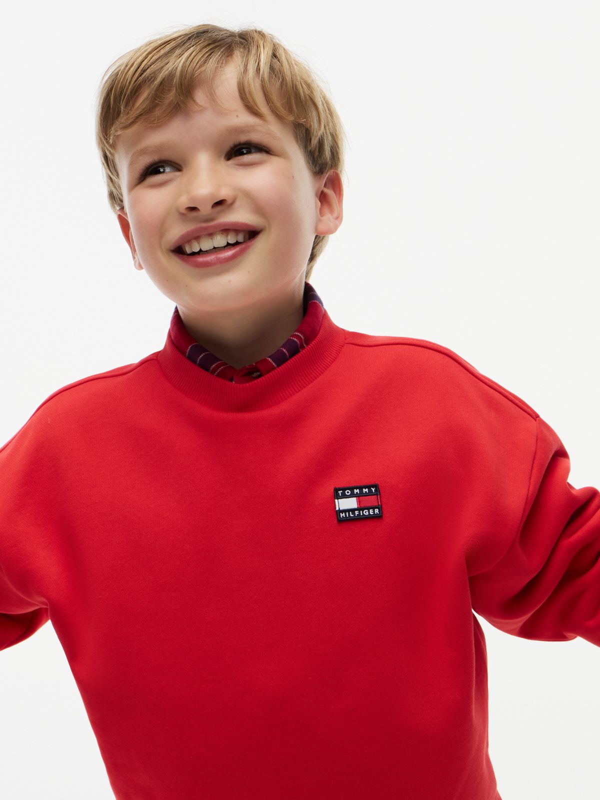 Kids' Classic Flag Logo Sweatshirt — Red Glare