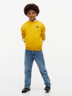 Kids' Classic Flag Logo Sweatshirt — Countryside Yellow 3