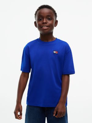 Tommy Hilfiger Kids' Badge Logo T-Shirt - Cobalt - 7