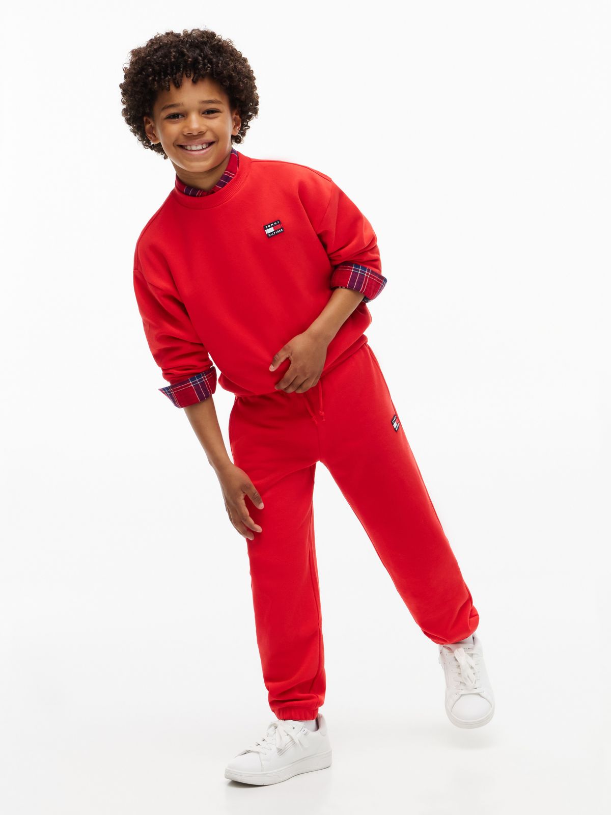 Kids' Classic Badge Logo Sweatpant — Red Glare