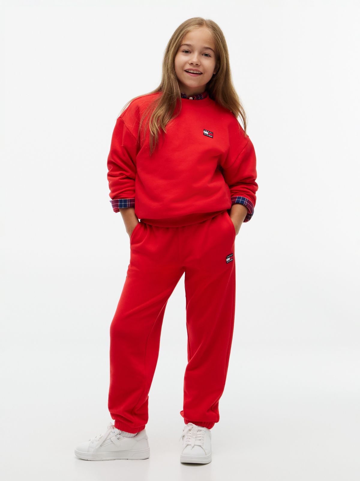 Kids' Classic Badge Logo Sweatpant — Red Glare