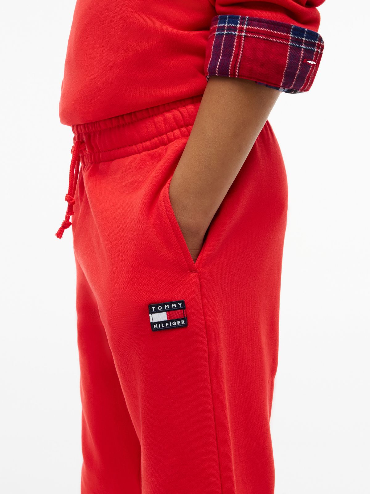 Kids' Classic Badge Logo Sweatpant — Red Glare
