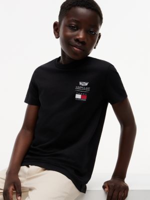 Детские футболки Tommy Hilfiger Kids' Tommy x Cadillac F1® Team Logo T-Shirt — фото 3