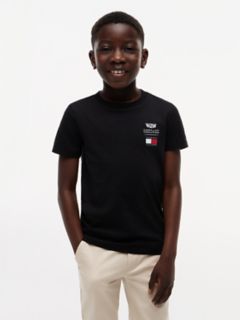 Kids' Tommy x Cadillac F1® Team Logo T-Shirt — Black 1