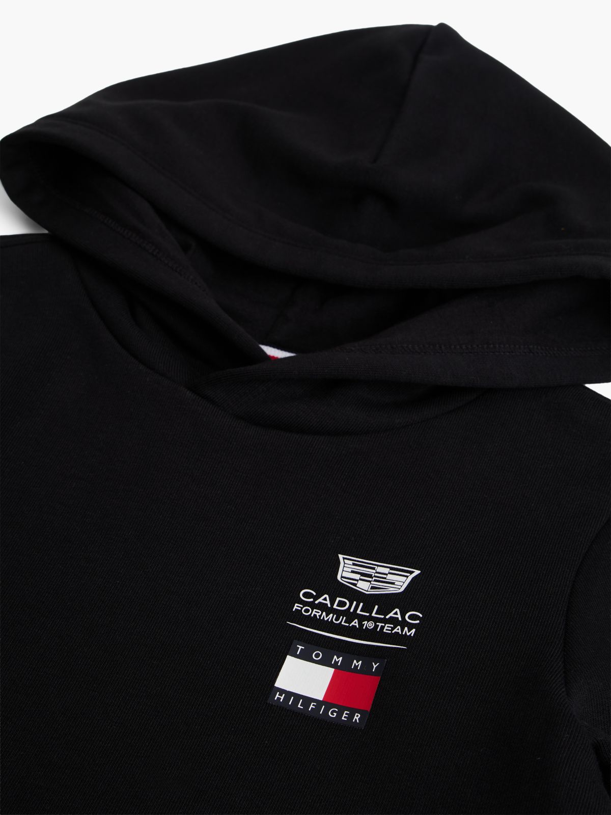 Kids' Tommy x Cadillac F1® Team Logo Hoodie — Black