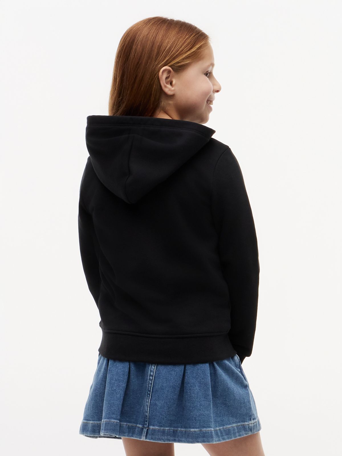 Kids' Tommy x Cadillac F1® Team Logo Hoodie — Black