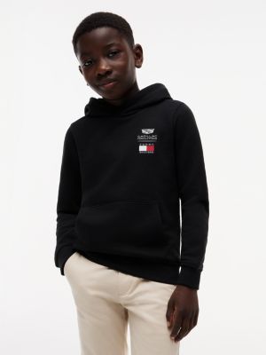 Kids' Tommy x Cadillac F1&reg; Team Logo Hoodie, Black