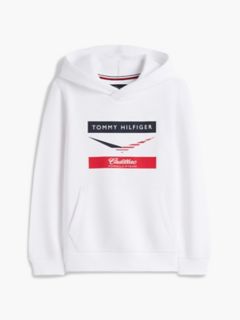 Kids' Tommy x Cadillac F1® Team Chevron Hoodie — White 9