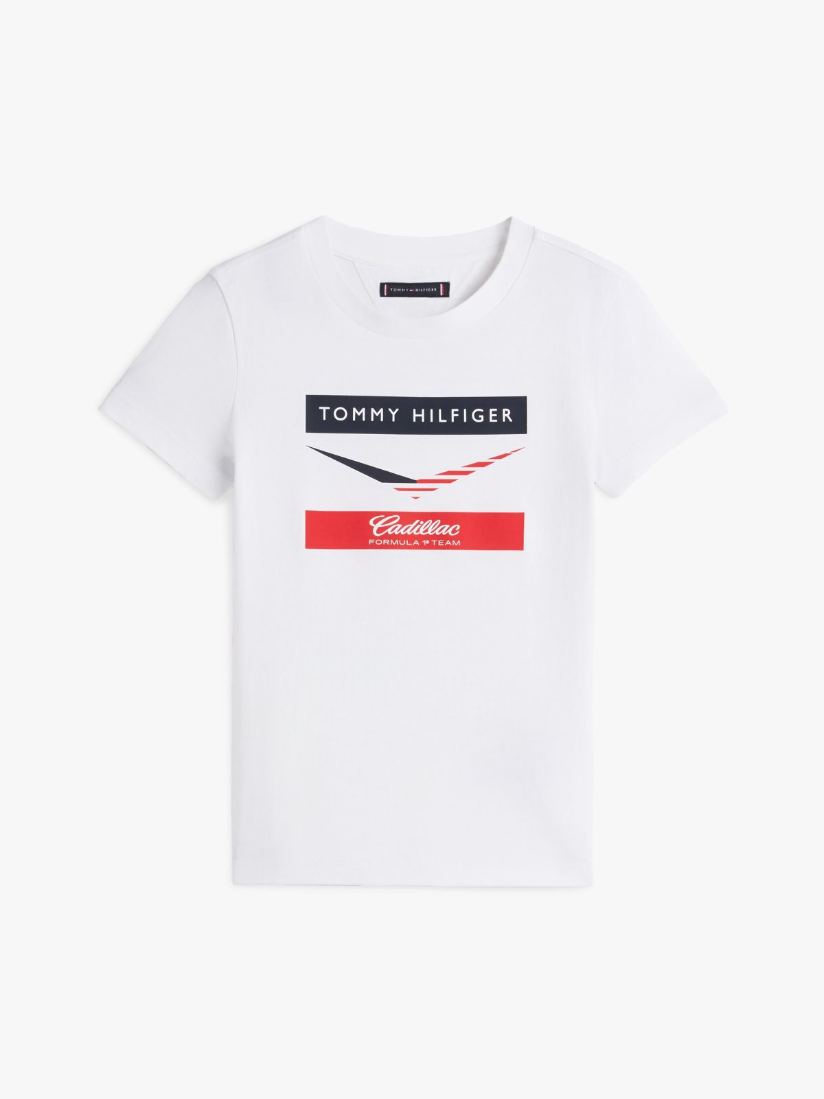 Kids' Tommy x Cadillac F1® Team Chevron T-Shirt — White