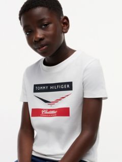 Kids' Tommy x Cadillac F1® Team Chevron T-Shirt — White 3