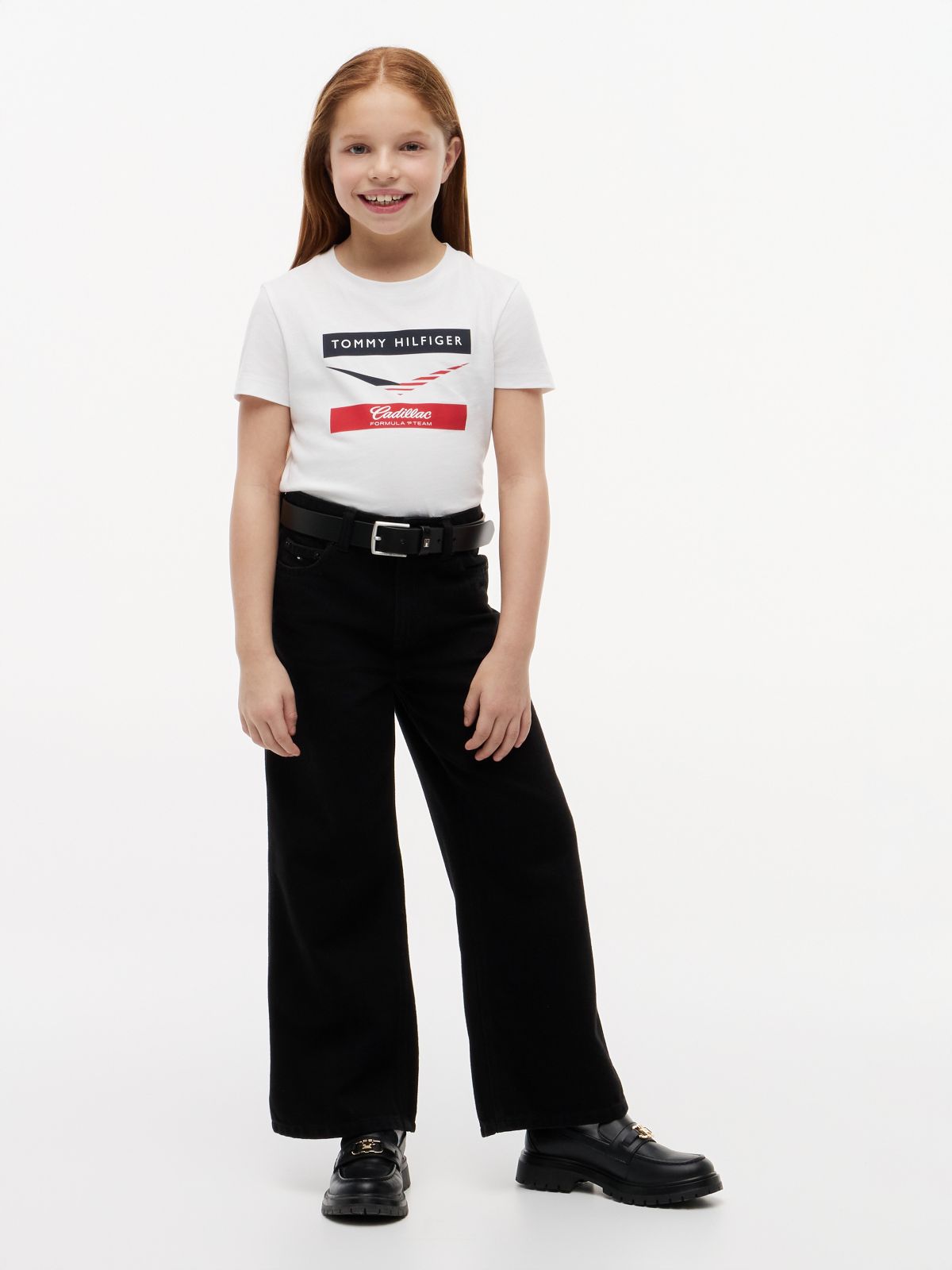 Kids' Tommy x Cadillac F1® Team Chevron T-Shirt — White