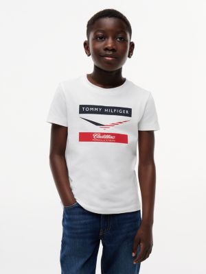 Kids' Tommy x Cadillac F1&reg; Team Chevron T-Shirt, White