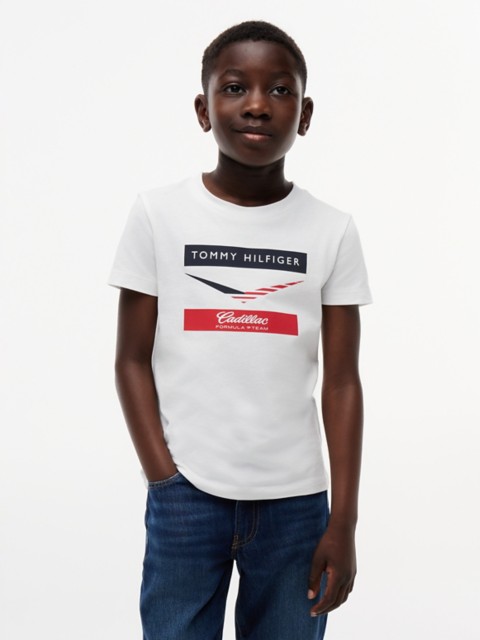 Детские футболки Tommy Hilfiger Kids' Tommy x Cadillac F1® Team Chevron T-Shirt