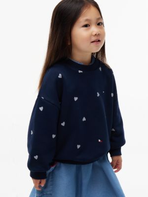 Детские худи Tommy Hilfiger Kids' Tommy Logo Crewneck Sweatshirt — фото 4