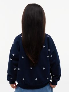 Kids' Tommy Logo Crewneck Sweatshirt — Dark Blue Heart 4