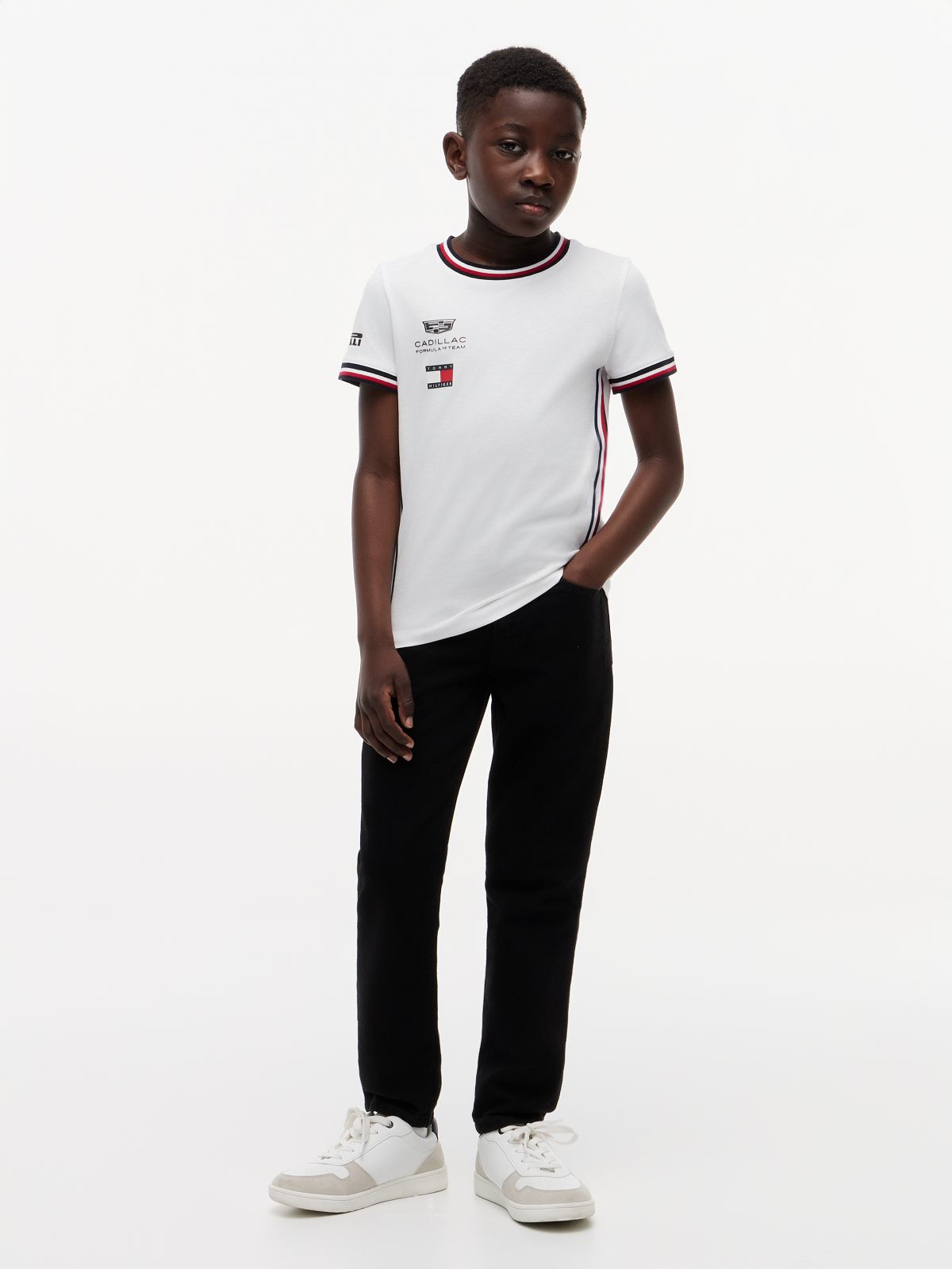 Kids' Tommy x Cadillac F1® Team Replica T-Shirt — White