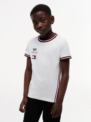 Kids' Tommy x Cadillac F1® Team Stripe T-Shirt