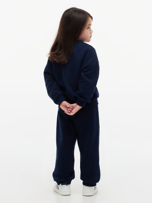 Детские свитшоты Tommy Hilfiger Kids' Plaid Logo Sweatshirt & Pant Set, цвет: Тёмный синий — фото 8