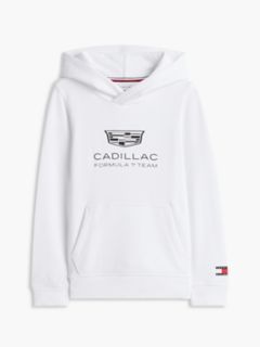 Kids' Tommy x Cadillac F1® Team Logo Hoodie — White 10