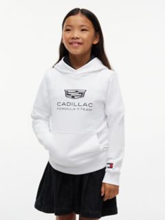 Kids' Tommy x Cadillac F1® Team Logo Hoodie — White 2