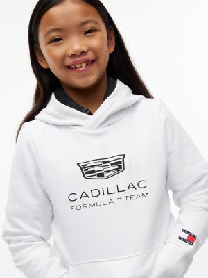 Детское худи Tommy Hilfiger Tommy x Cadillac F1® Team Logo, цвет: Белый — фото 6