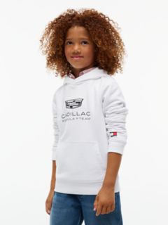 Kids' Tommy x Cadillac F1® Team Logo Hoodie — White 1