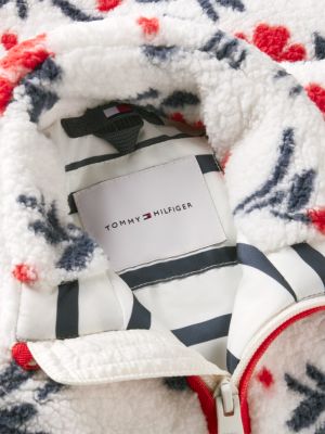 Детская куртка Tommy Hilfiger Polar Fleece, цвет: С принтом белый — фото 7