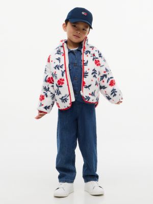 Детская куртка Tommy Hilfiger Polar Fleece, цвет: С принтом белый — фото 2