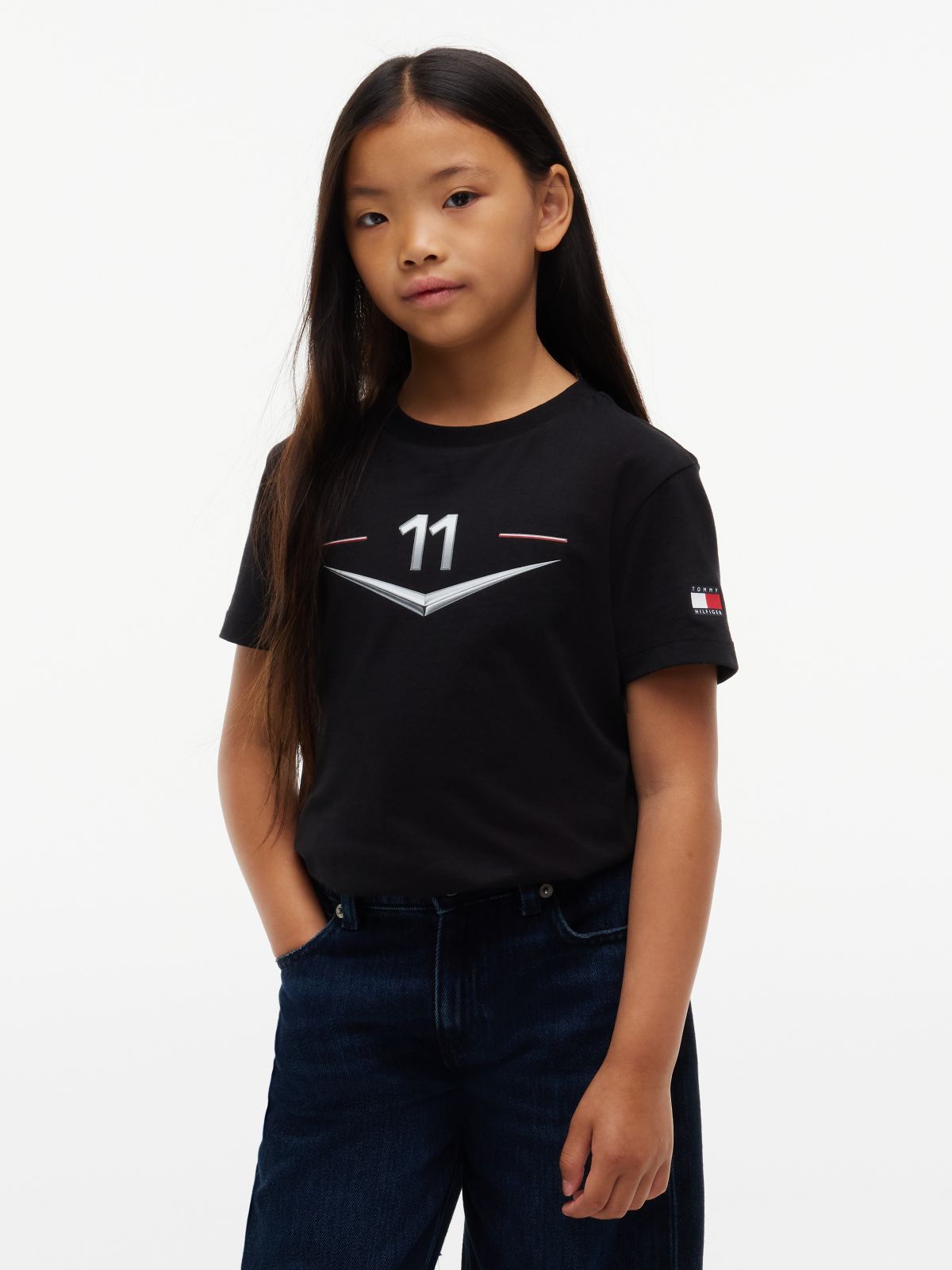 Kids' Tommy x Cadillac F1® Team Driver T-Shirt — Black