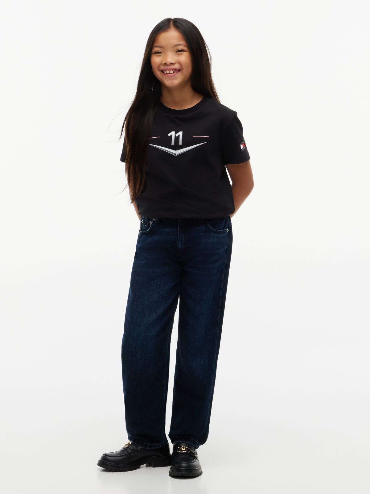 Kids' Tommy x Cadillac F1® Team Driver T-Shirt — Black