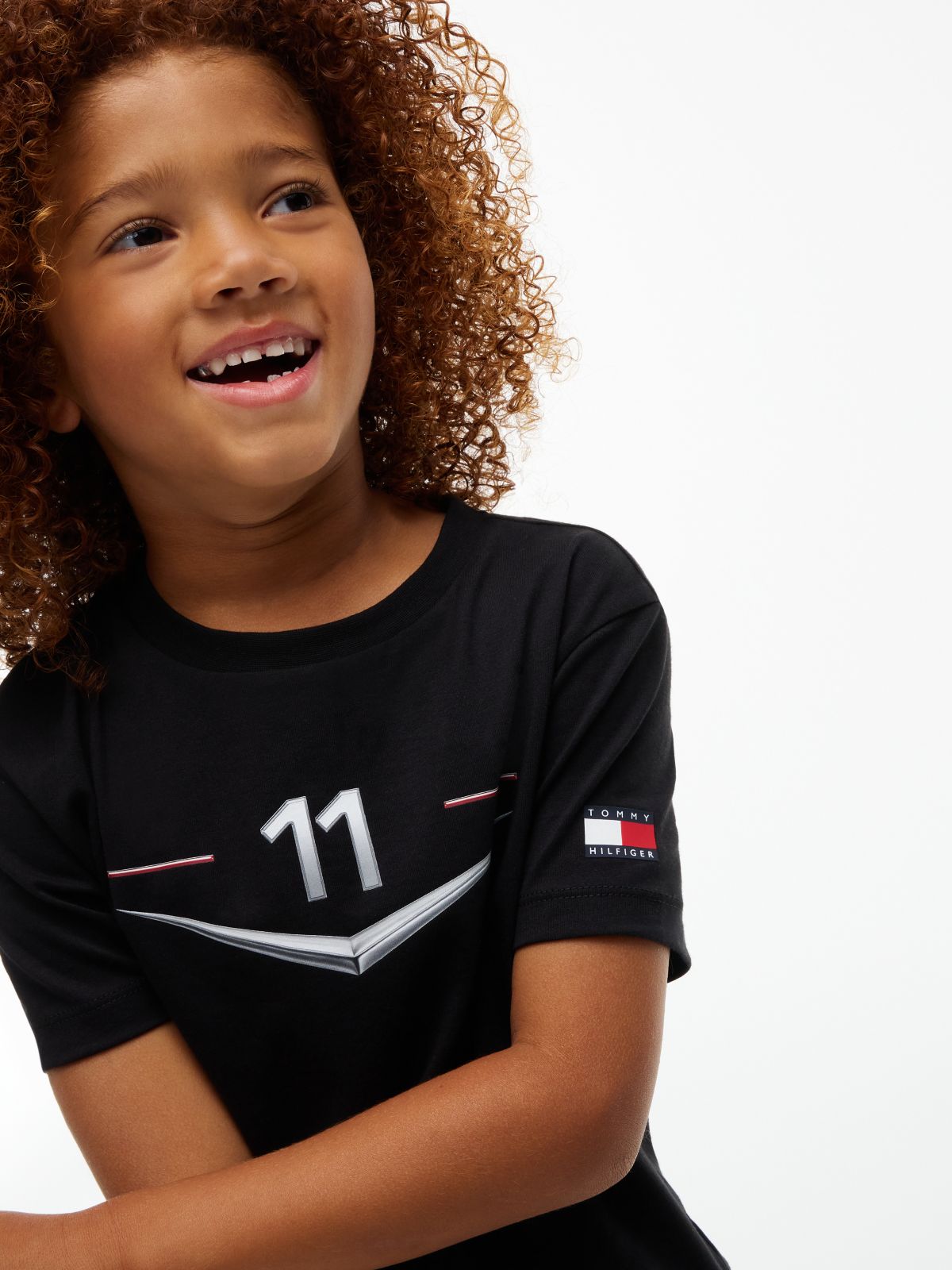 Kids' Tommy x Cadillac F1® Team Driver T-Shirt — Black