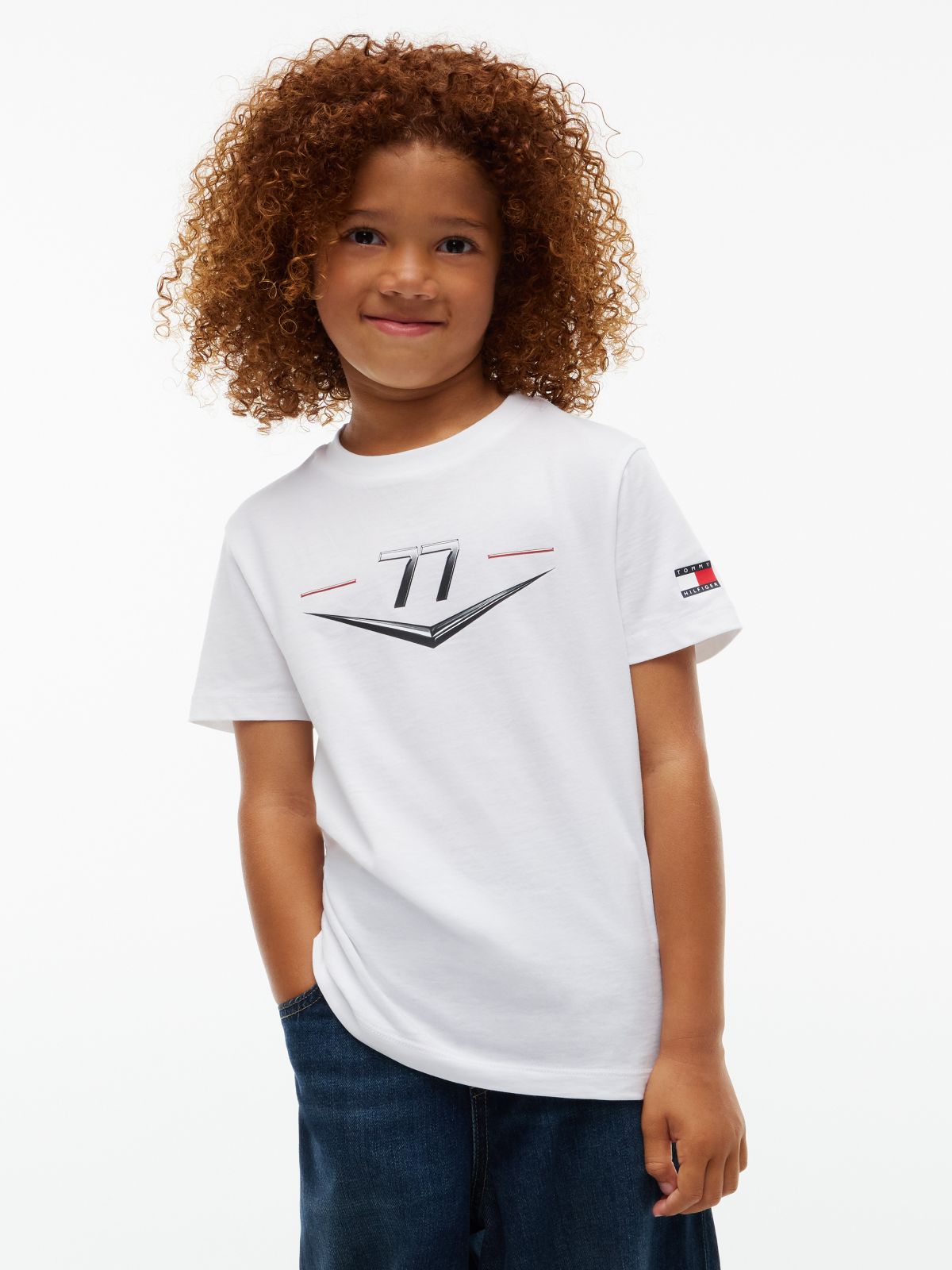 Kids' Tommy x Cadillac F1® Team Driver T-Shirt — White