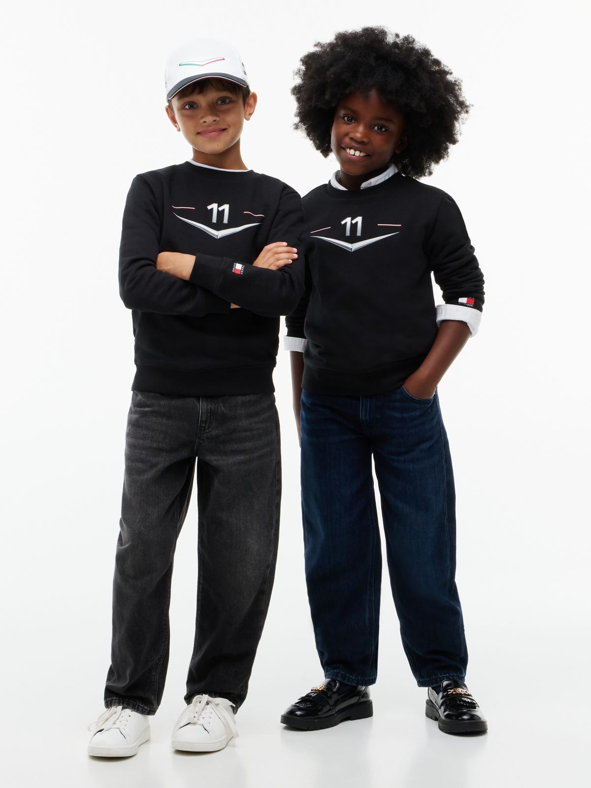 Kids' Tommy x Cadillac F1® Team Driver 11 Sweatshirt — Black