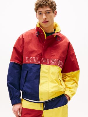 Hilfiger Sailing Colorblock Jacket, Magma Red/Multi