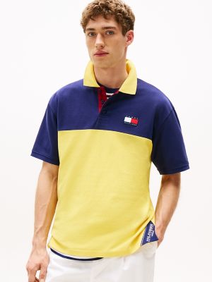 Hilfiger Sailing Colorblock Polo, Soft Sunflower
