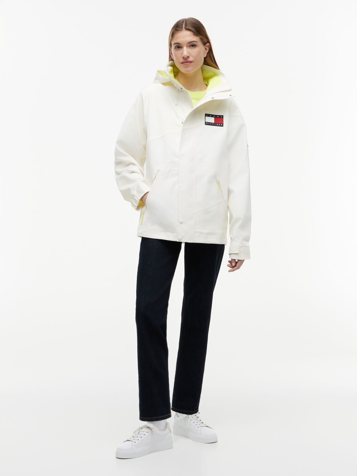 Tommy x US SailGP Team Windbreaker — Ecru