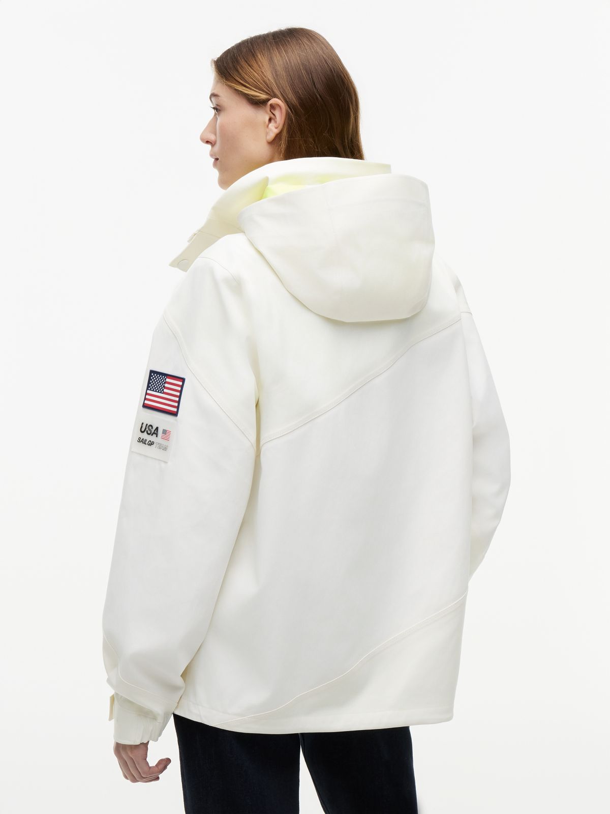 Tommy x US SailGP Team Windbreaker — Ecru