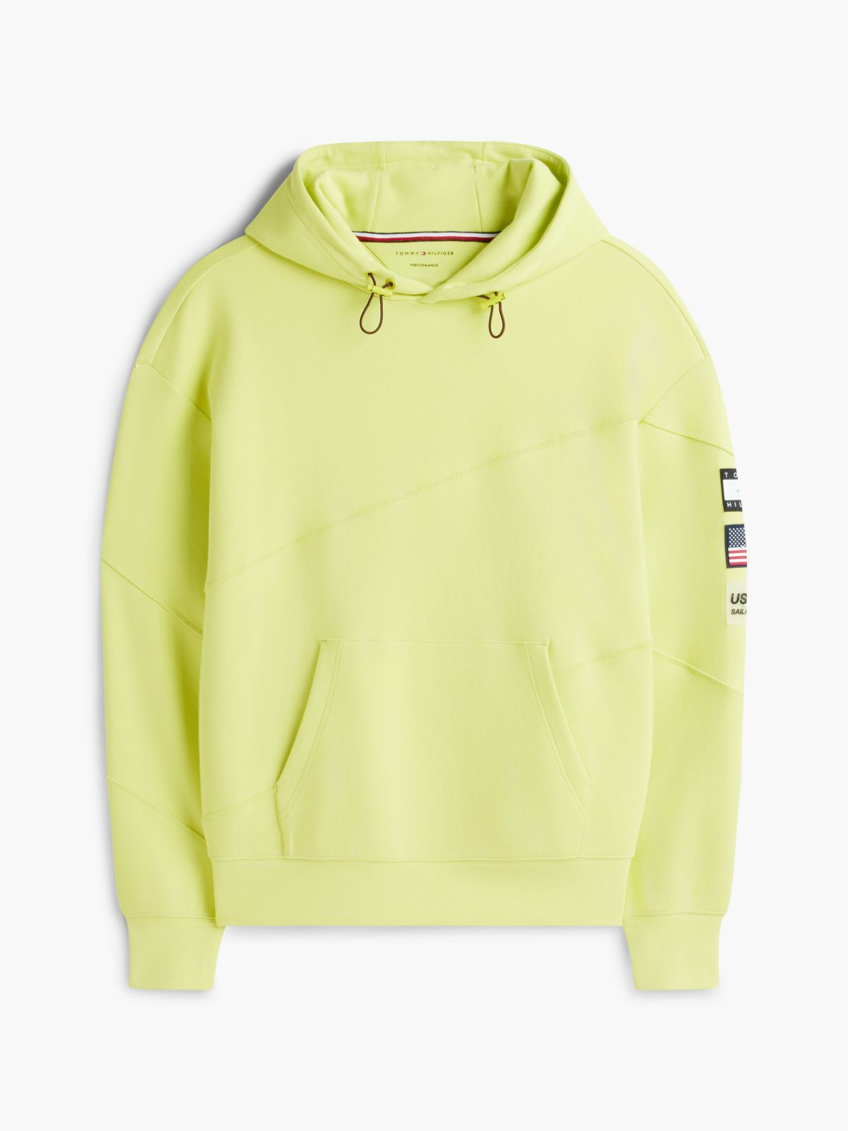 Tommy x US SailGP Team Tech Hoodie — Citra Lime